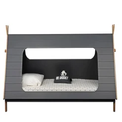 Wohnen Kinderbetten|Kindermöbel*90x200 Kinder Zeltbett in Grau - Casserra