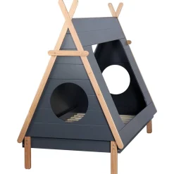 Wohnen Kinderbetten|Kindermöbel*90x200 Kinder Zeltbett in Grau - Casserra