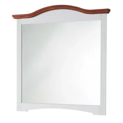 Wohnen Spiegel|Flurspiegel*94x94 Landhaus Spiegel mit Holzrahmen - Beapta