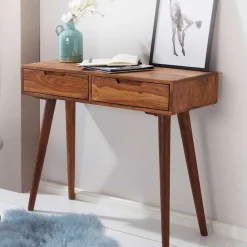 Wohnen Telefontische*90x36 Mid Century Konsolentisch aus Holz - Cizio