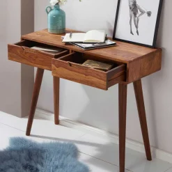 Wohnen Telefontische*90x36 Mid Century Konsolentisch aus Holz - Cizio