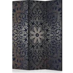 Wohnen Paravents*135x172 Paravent in Blau & Silbergrau - Drown