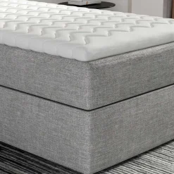 Wohnen Betten|Betten*90x200 Polsterbett in Grau - Pandaua