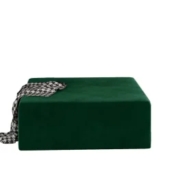 Wohnen Sessel & Hocker*83x83 Polsterhocker in Grün - Salvatoria