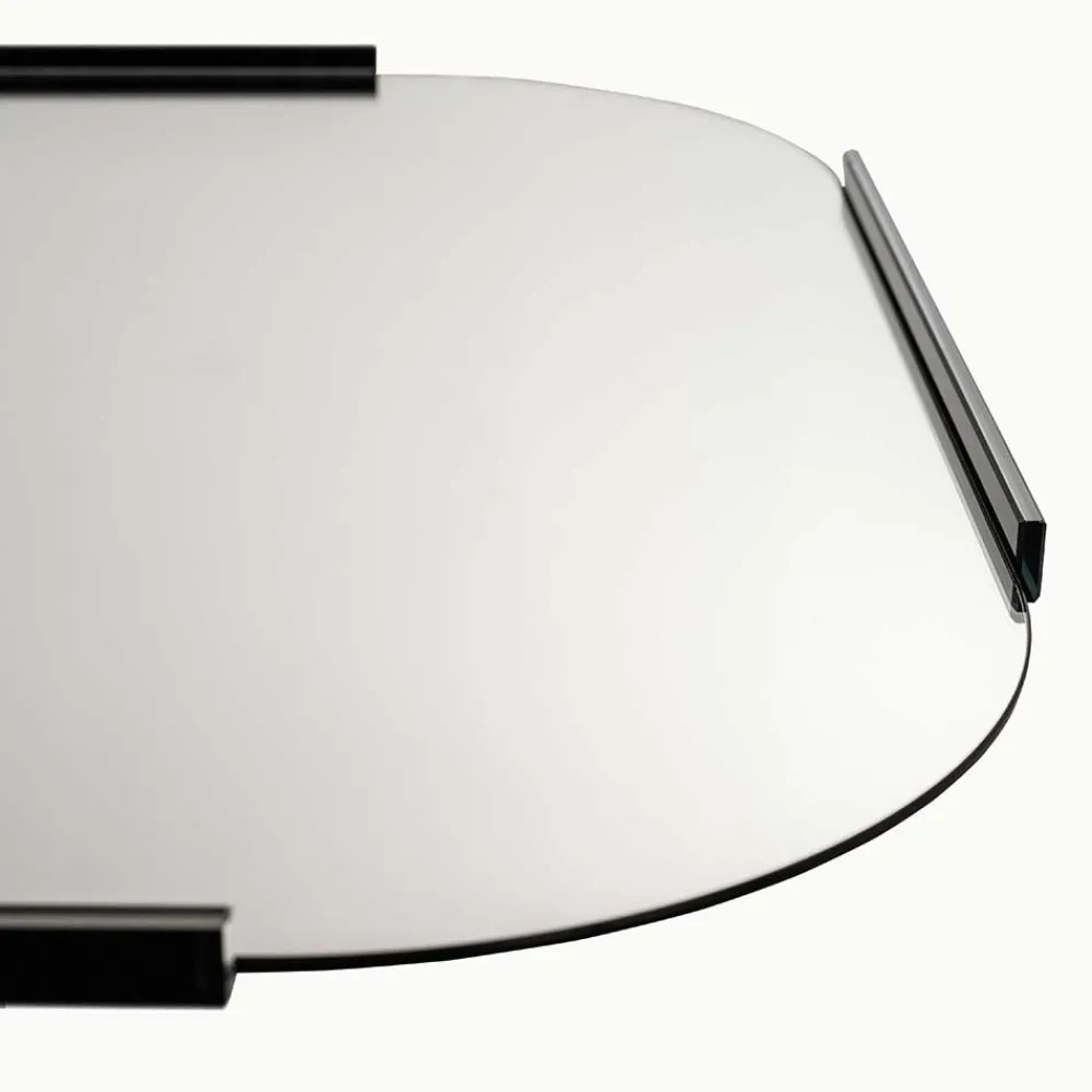 Wohnen Spiegel|Flurspiegel*61x61 Quadrat Spiegel mit abgerundeten Ecken - Rodyris