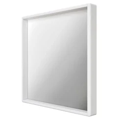 Wohnen Spiegel|Flurspiegel*80x80 Quadratischer Spiegel mit weißem Rahmen - Oranias