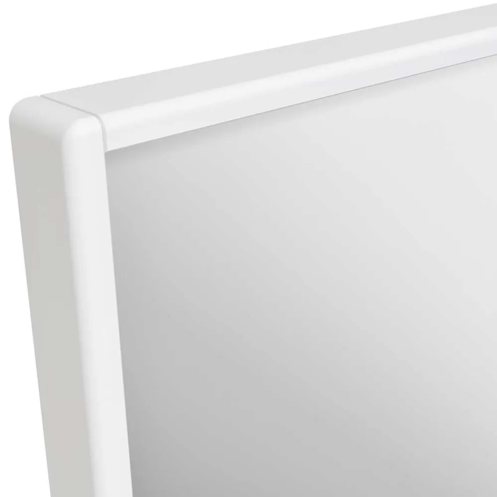 Wohnen Spiegel|Flurspiegel*80x80 Quadratischer Spiegel mit weißem Rahmen - Oranias