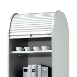 Wohnen 50x202 Rollladen Schrank in Weiß - Asta