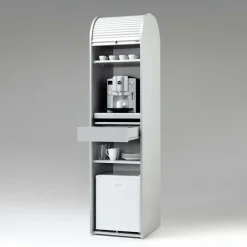 Wohnen 50x202 Rollladen Schrank in Weiß - Asta