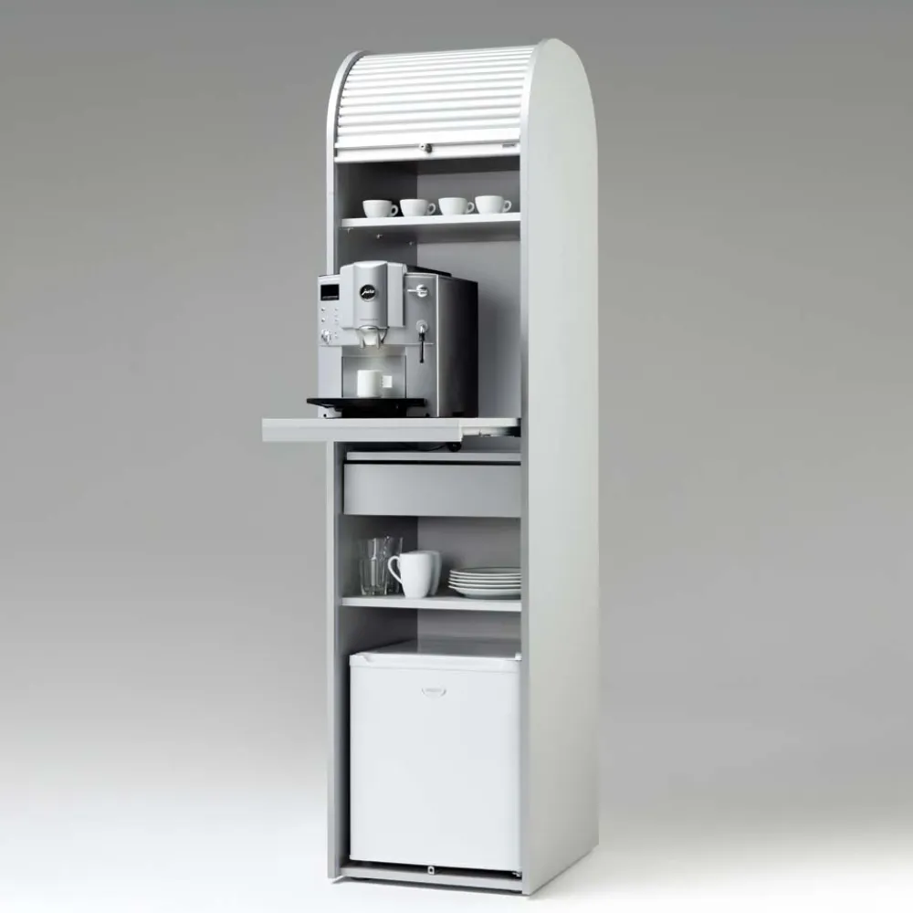 Wohnen 50x202 Rollladen Schrank in Weiß - Asta