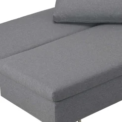 Wohnen Schlafsofas*150x200 Schlafcouch mit Bettkasten in Hellgrau Batista mit Kaltschaum