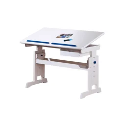 Kinder Wohnen 109x55 Schreibtisch für Kinder höhenverstellbar - Bulvaty