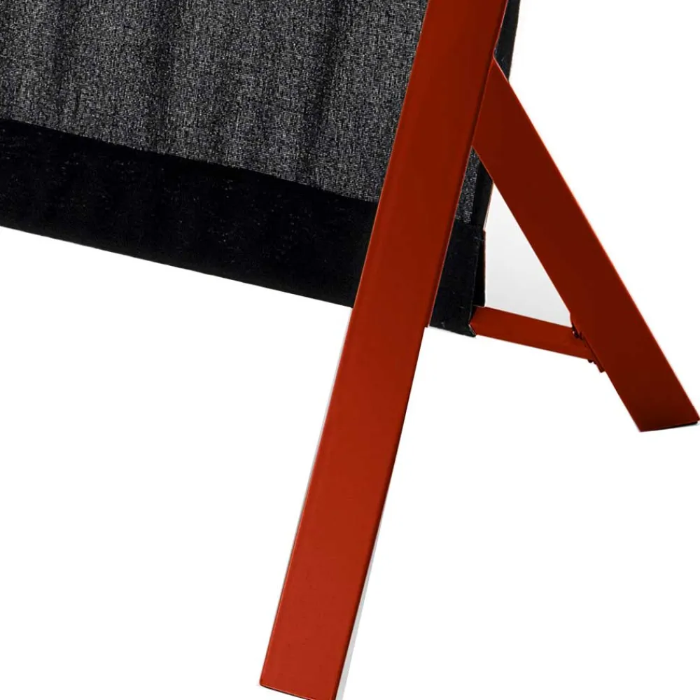 Wohnen 127x60 Schreibtisch in Weiß mit Rot - Kastawa