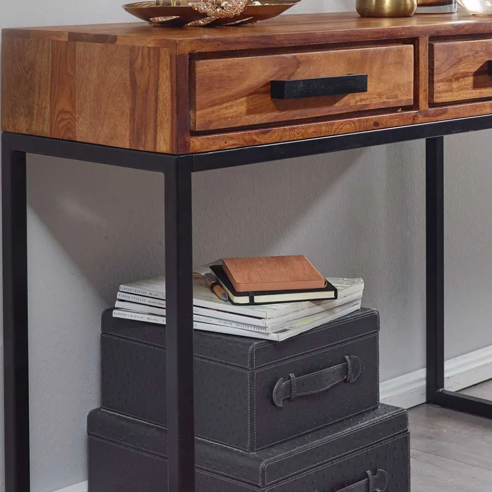 Wohnen Schminktische*90x36 Schreibtisch Schminktisch mit Schubladen - Vioriga