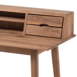 Wohnen Naturholzmöbel|Massivholzmöbel*110x58 Schreibtisch Sekretär aus Holz - Eyes