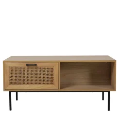Wohnen Rattanmöbel*110x59 Skandi Couchtisch mit Wiener Geflecht - Esholda