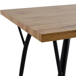 Wohnen 150x90 Skandi Designtisch in Eiche Dekor - Euskal