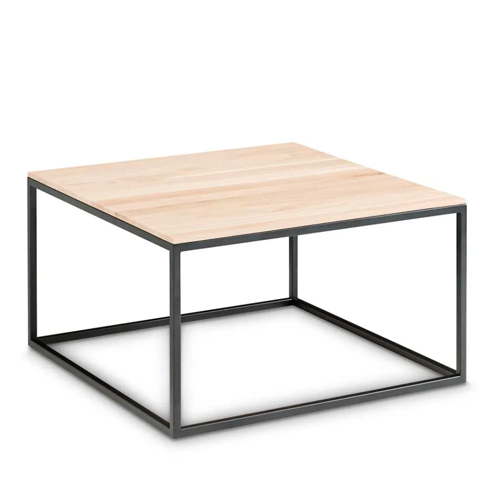 Wohnen 70x70 Sofa Wohnzimmertisch in Eiche Hell - Levirenas