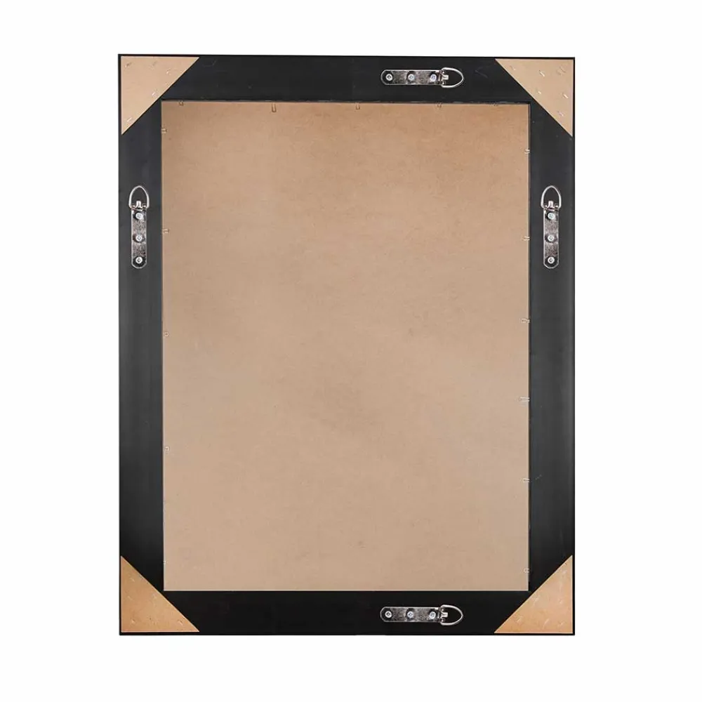 Wohnen Spiegel|Flurspiegel*55x70 Spiegel mit breitem Rahmen in Silber - Tunapuna