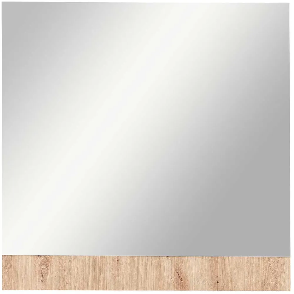 Wohnen Spiegel|Flurspiegel*84x84 Spiegel mit Wildeiche NB Leiste - Cluster