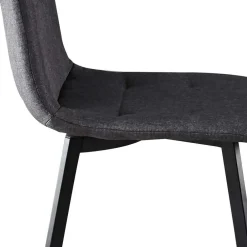 Wohnen 160x90 Tisch mit X-Füßen & Stühle - Zandras (fünfteilig)