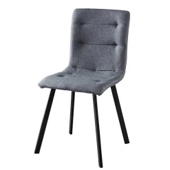 Wohnen 160x90 Tisch mit X-Füßen & Stühle - Zandras (fünfteilig)