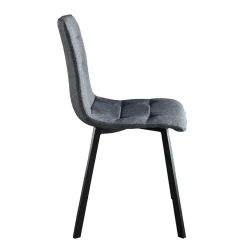 Wohnen 160x90 Tisch mit X-Füßen & Stühle - Zandras (fünfteilig)