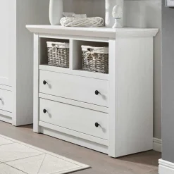 Wohnen Flurkommoden*104x90 Touchwood Kommode mit 2 Schubladen - Chelles