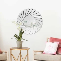 Wohnen 80x80 Wandspiegel mit Designrahmen - Moleda