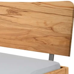 Wohnen 140x200 Wildbuche Bett mit Metallfüßen - Ethina