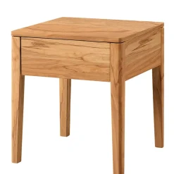 Wohnen 140x200 Wildbuche Bett mit Metallfüßen - Ethina