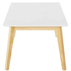 Wohnen 120x60 Wohnzimmer Tisch in Weiß & Kiefer - Tropezian