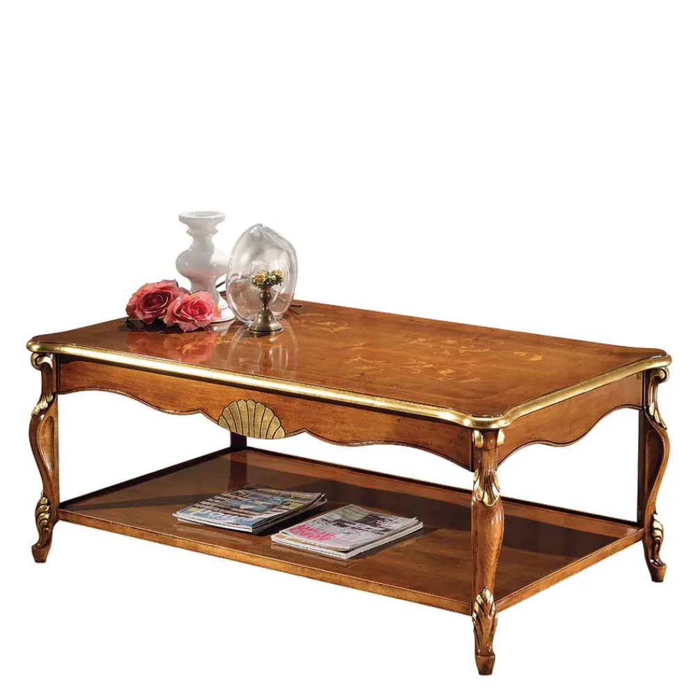 Wohnen 130x80 Wohnzimmertisch im Italienischen Stil - Carlenna