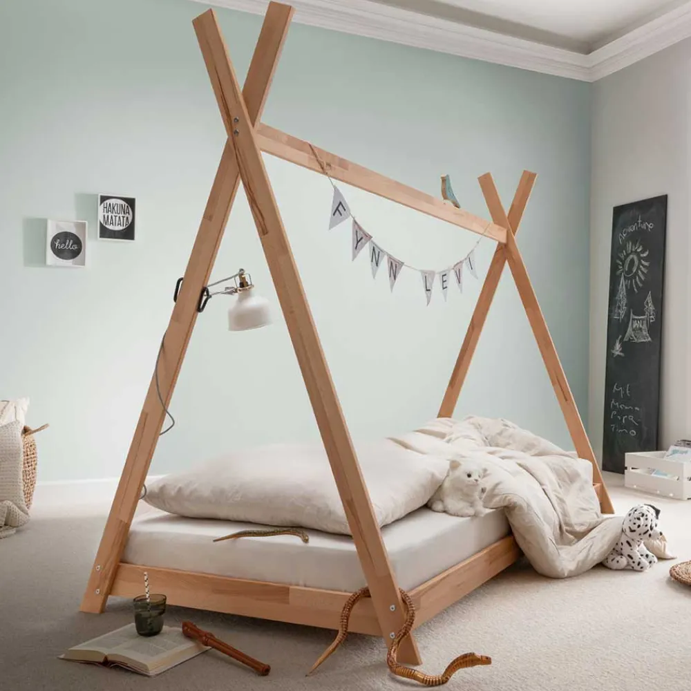 Wohnen Kinderbetten|Kindermöbel*90x200 Zeltbett bodentief - Rene