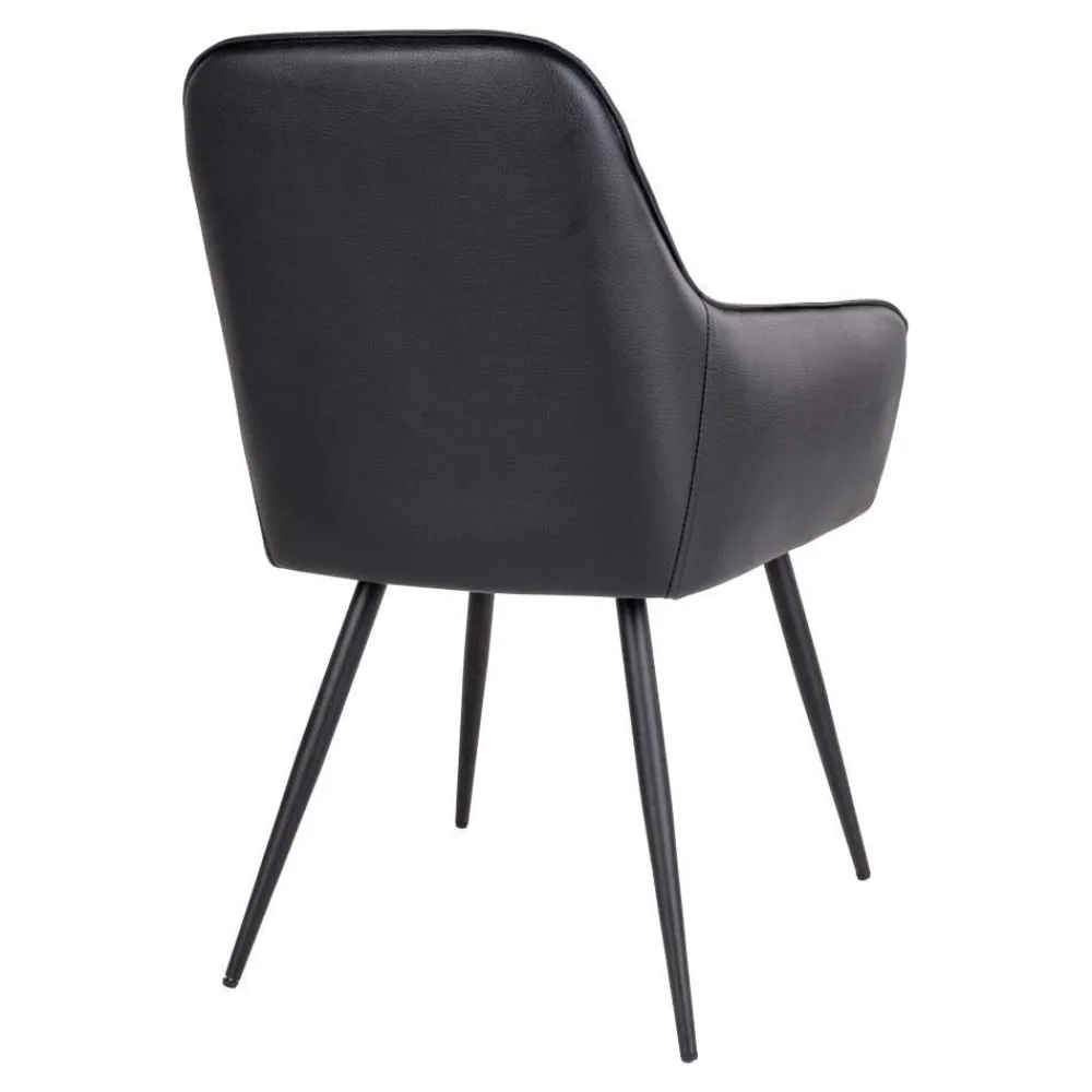 Wohnen Jugend-Sitzgruppen|Sitzgruppe*X-Bein Esstisch mit Armlehnenstühlen - Visita (siebenteilig)