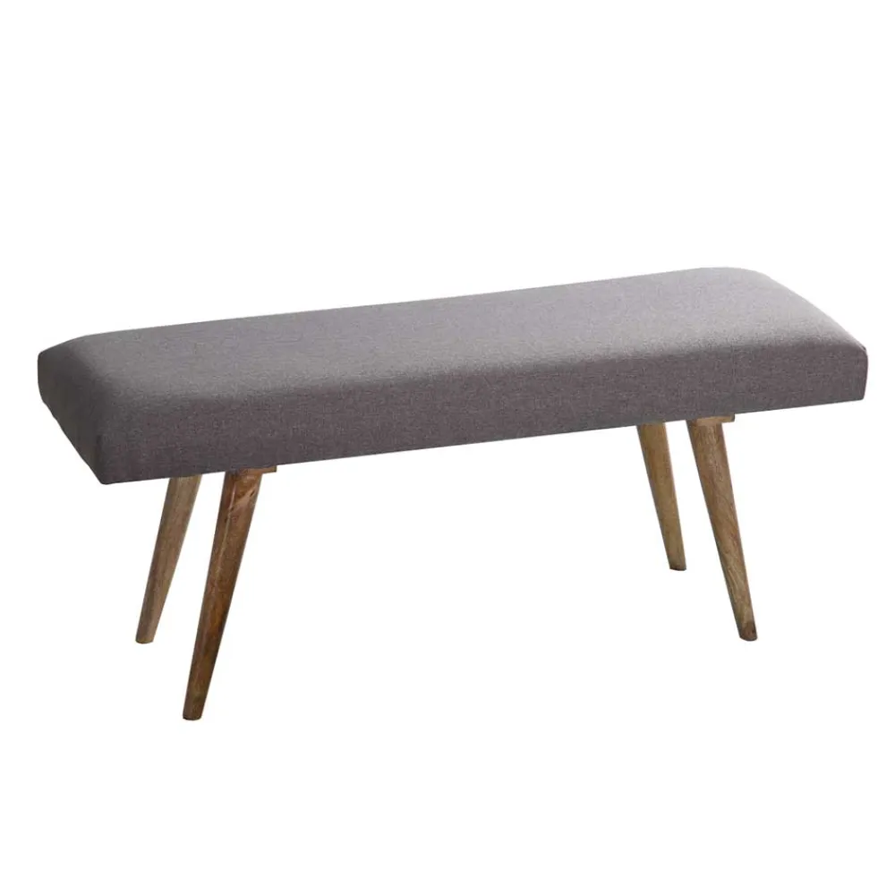 Wohnen 117x38cm Polsterbank im Mid Century Stil - Africo