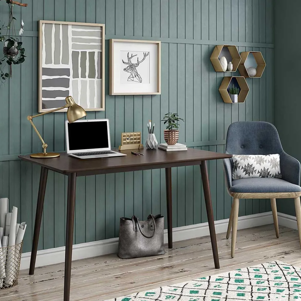 Wohnen Bürotische*121x60cm Schreibtisch in Walnuss - Despelin