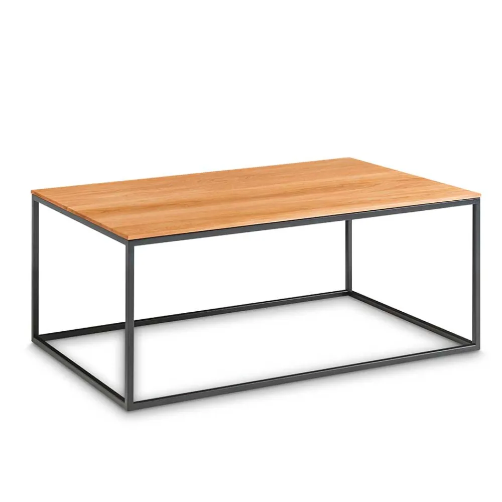 Wohnen 100x60cm Sofatisch aus Holz Asteiche - Kapulka