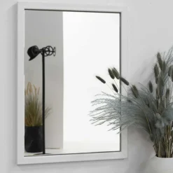 Wohnen Spiegel|Flurspiegel*40x55cm Spiegel mit weißem Metallrahmen - Ezeiza