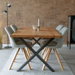 Wohnen X-Fuß Essgruppe modern - Nanila (fünfteilig)