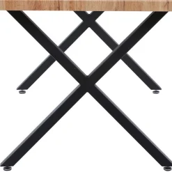 Wohnen X-Fuß Esstisch & Armlehnenstühle - Samanta (fünfteilig)