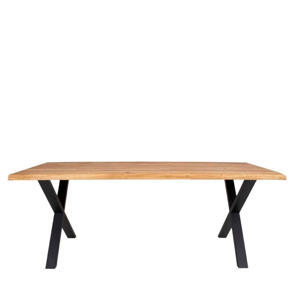 Wohnen Sitzgruppe|Küchen-Essgruppen*X-Fuß Tisch & Armlehnstühle - Gladiore (siebenteilig)