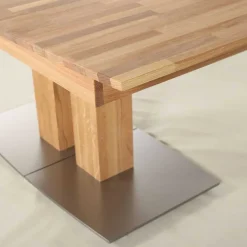 Wohnen Massivholzmöbel|Küchentische*XL Esszimmertisch Travolda in Bootsform