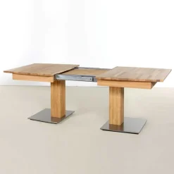 Wohnen Massivholzmöbel|Küchentische*XL Esszimmertisch Travolda in Bootsform