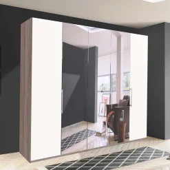 Wohnen XL Kleiderschrank mit Spiegel - Tivierto