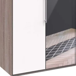 Wohnen XL Kleiderschrank mit Spiegel - Tivierto