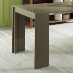 Wohnen Designermöbel|Bürotische*XL Tisch Modena in Grau Braun