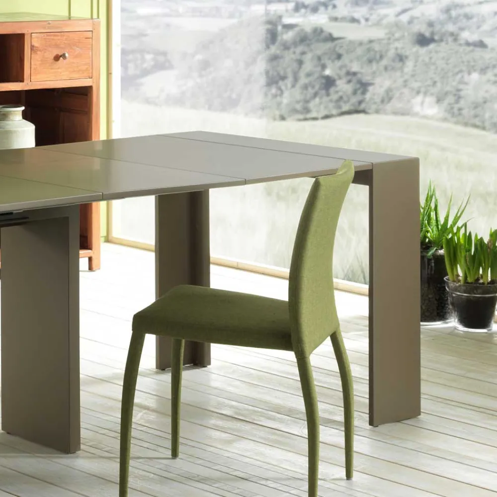 Wohnen Designermöbel|Bürotische*XL Tisch Modena in Grau Braun