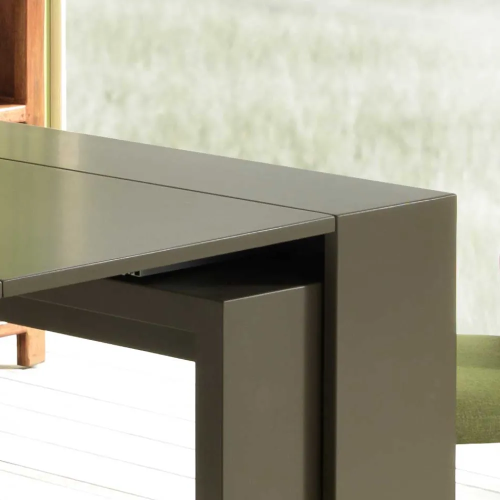 Wohnen Designermöbel|Bürotische*XL Tisch Modena in Grau Braun