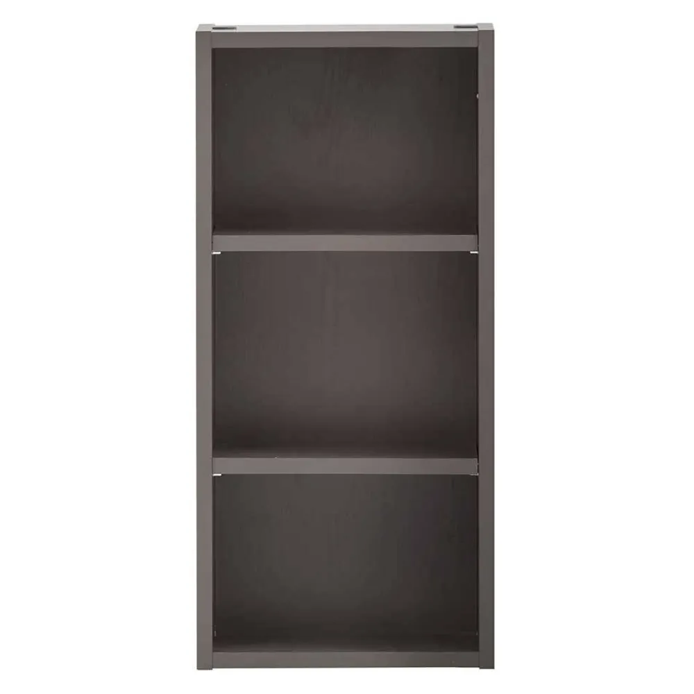 Wohnen 30x64x18 3 Fächer Badregal in Dunkelgrau - Breznia